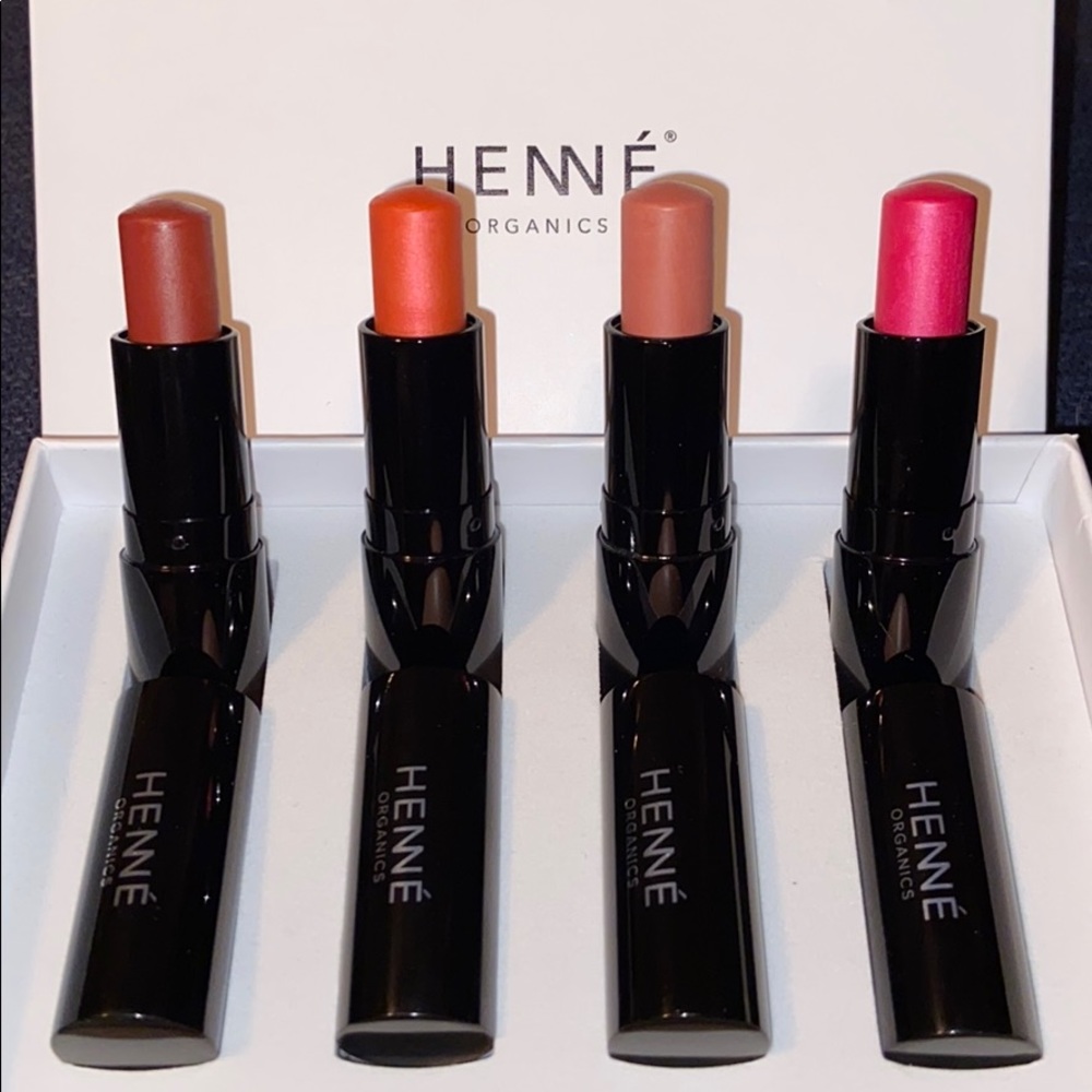 New Henne Organics Luxury lip tints set of 4